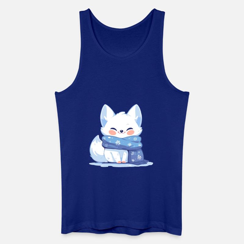 Arctic Fox Polarfüchse Polarfuchs - Männer Bio Tank Top - Königsblau