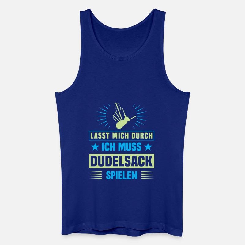 Dudelsackspieler Dudelsack Männer Geschenk - Männer Bio Tank Top - Königsblau