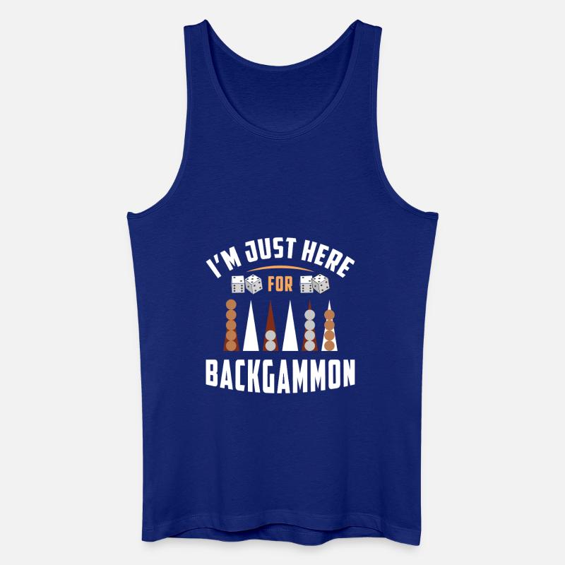 Backgammon Spiel - Männer Bio Tank Top - Königsblau