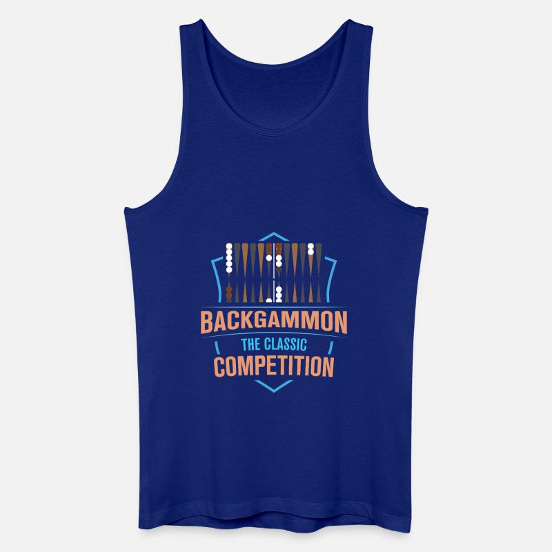 Backgammon Spiel - Männer Bio Tank Top - Königsblau