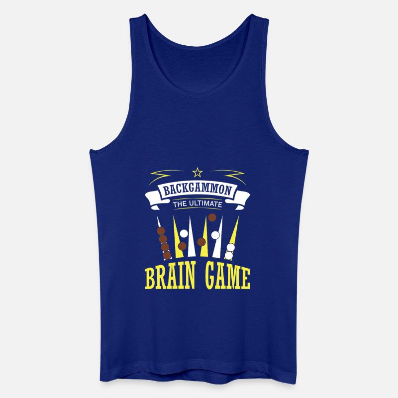 Backgammon Spiel - Männer Bio Tank Top - Königsblau