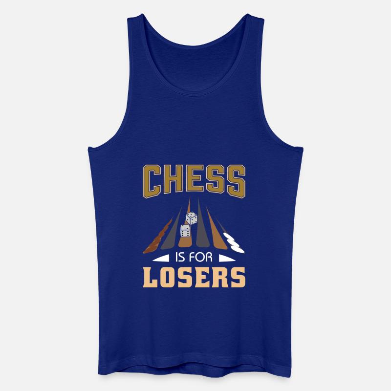 Backgammon Spiel - Männer Bio Tank Top - Königsblau