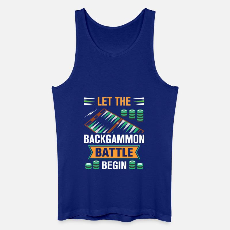 Backgammon Spiel - Männer Bio Tank Top - Königsblau
