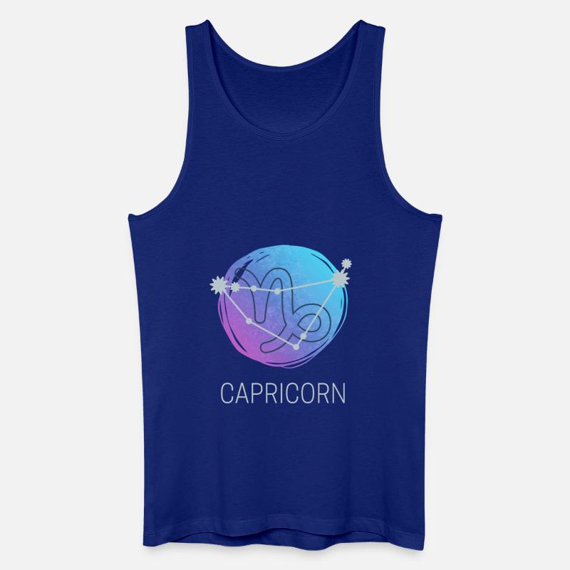 Steinbock Tierkreiszeichen Horoskop Sternzeichen - Männer Bio Tank Top - Königsblau