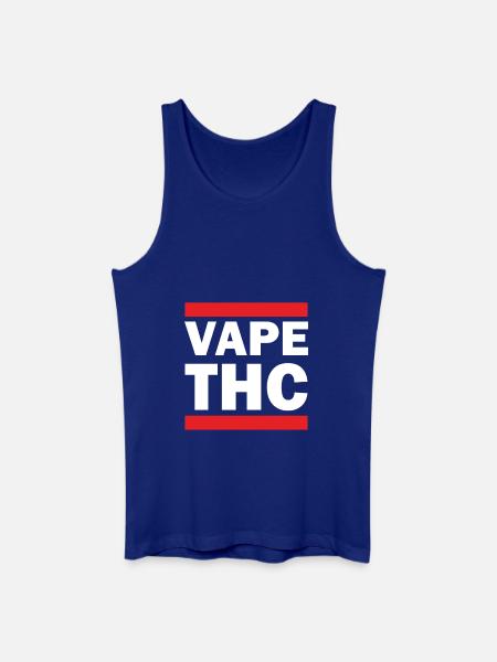 Vape THC White - Men’s Organic Tank Top - royal blue