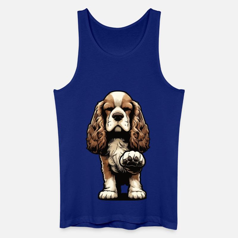 Cocker Spaniel Cockerhund Cocker Spaniel Besitzer - Männer Bio Tank Top - Königsblau