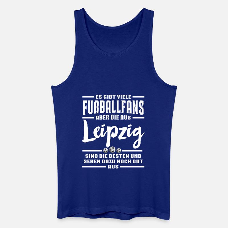 Fußball Leipzig - Männer Bio Tank Top - Königsblau