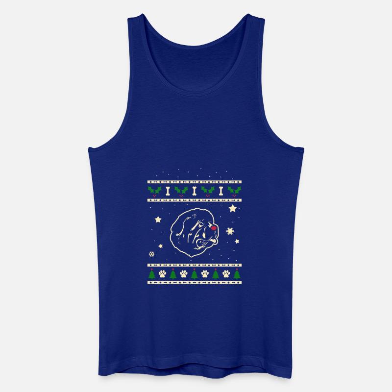 Neufundland Weihnachtsgeschenk - Männer Bio Tank Top - Königsblau