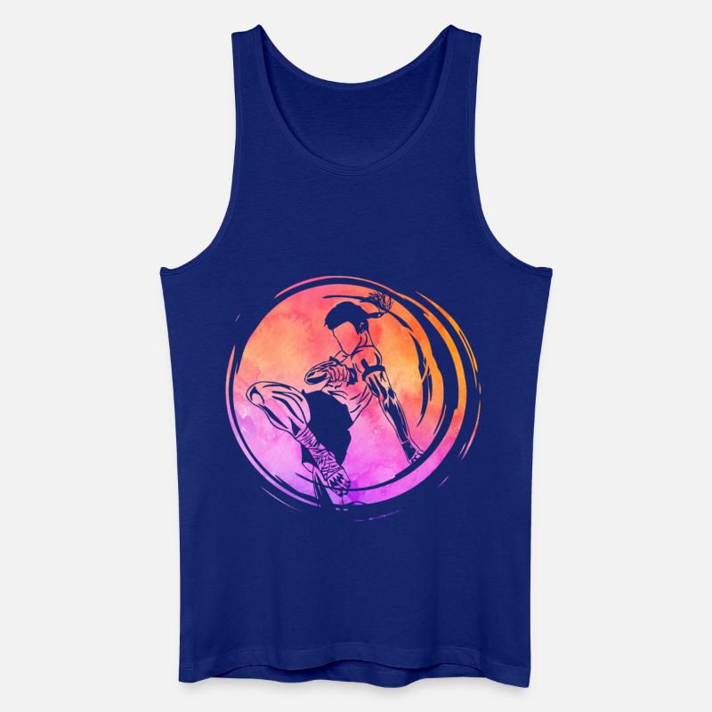 Muay Thai - Männer Bio Tank Top - Königsblau