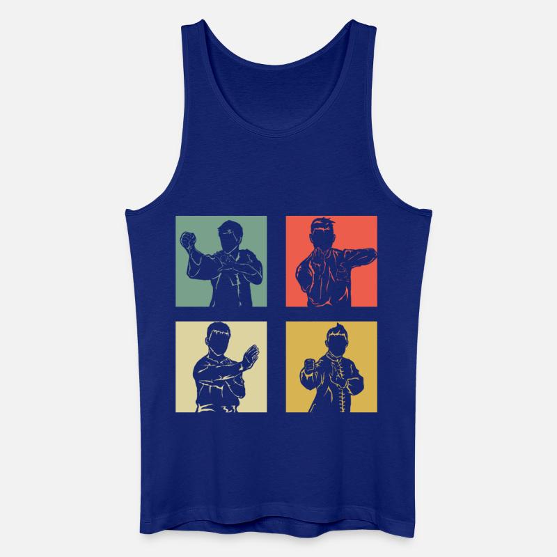 Wing Chun Kung Fu - Männer Bio Tank Top - Königsblau