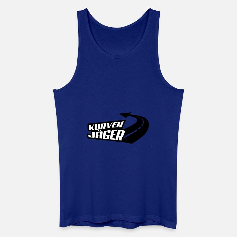 Kurvenjäger - Männer Bio Tank Top - Königsblau