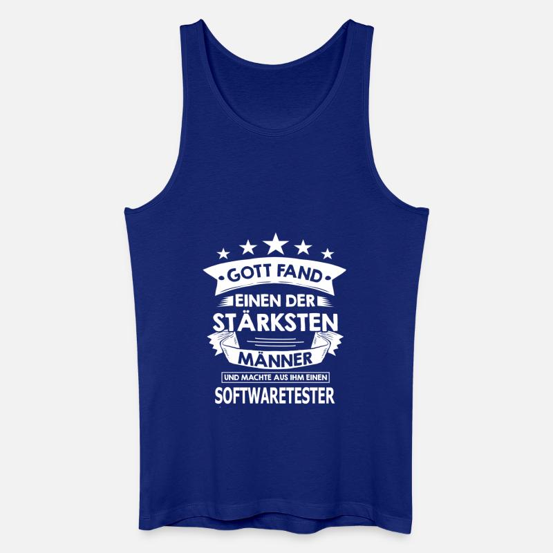 softwaretester - Männer Bio Tank Top - Königsblau