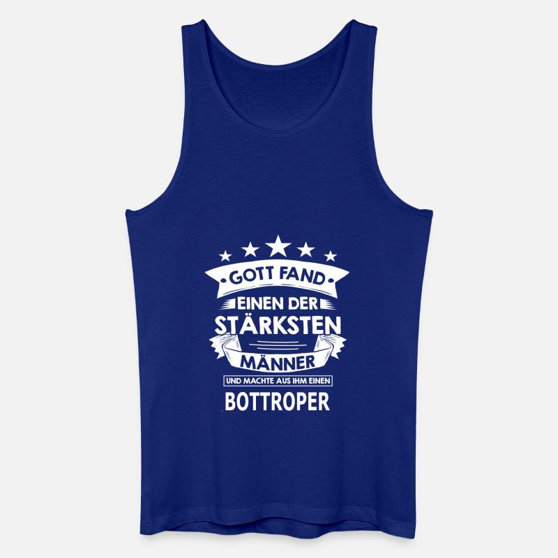 bottroper - Männer Bio Tank Top - Königsblau