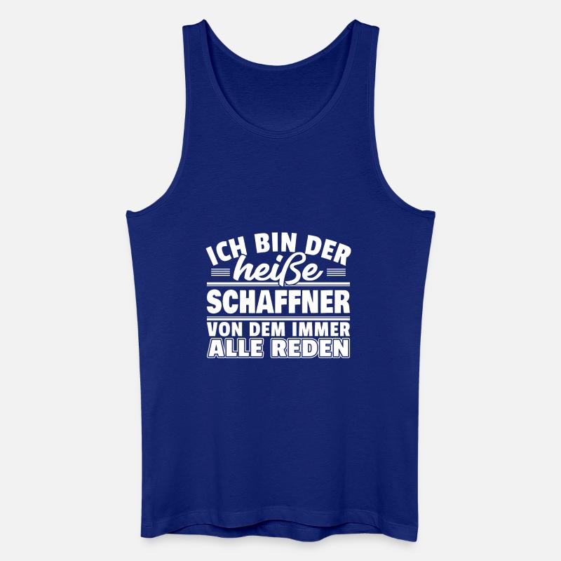 Heißer Schaffner - Männer Bio Tank Top - Königsblau