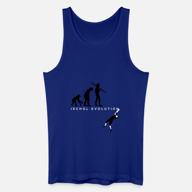 Evolution Bergsteiger - Männer Bio Tank Top - Königsblau