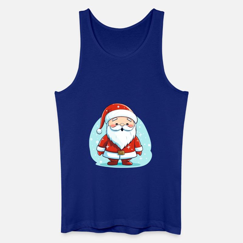 Weihnachtsmann - Männer Bio Tank Top - Königsblau