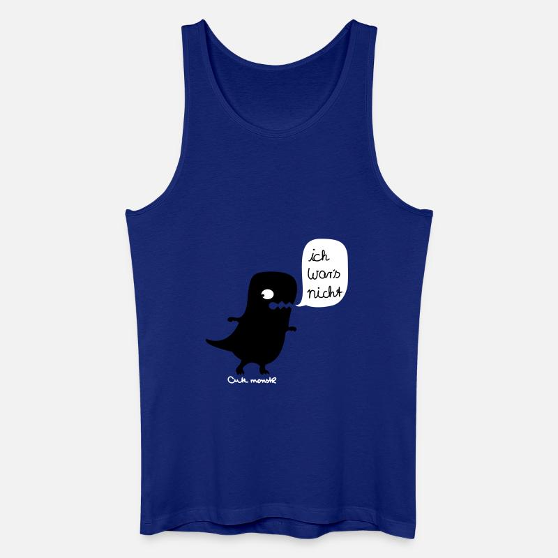 Ich wars nicht Dino - Männer Bio Tank Top - Königsblau