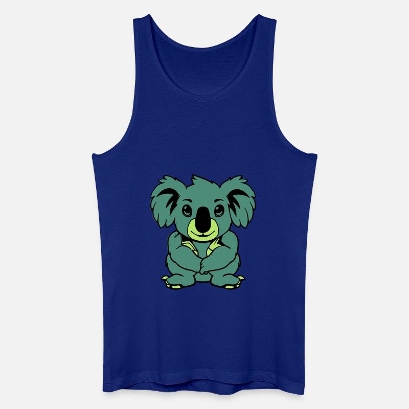 koalabär comic tier - Männer Bio Tank Top - Königsblau
