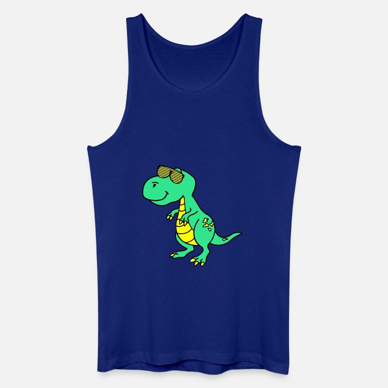 Cool Dinosaurier - Männer Bio Tank Top - Königsblau