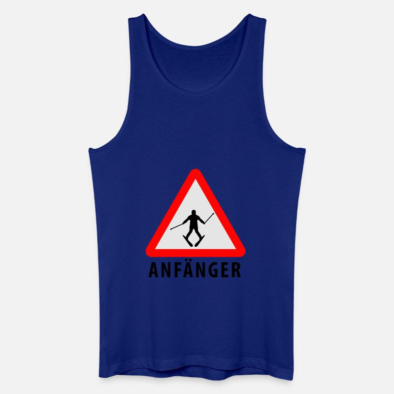 Ski Anfänger - Männer Bio Tank Top - Königsblau