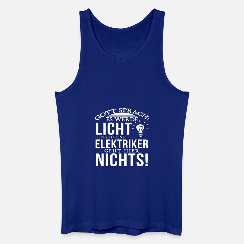 Elektriker - Beruf - Männer Bio Tank Top - Königsblau