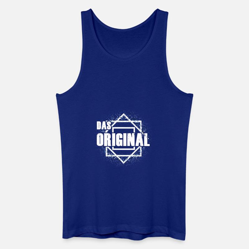 Das Original Partnershirt - Männer Bio Tank Top - Königsblau