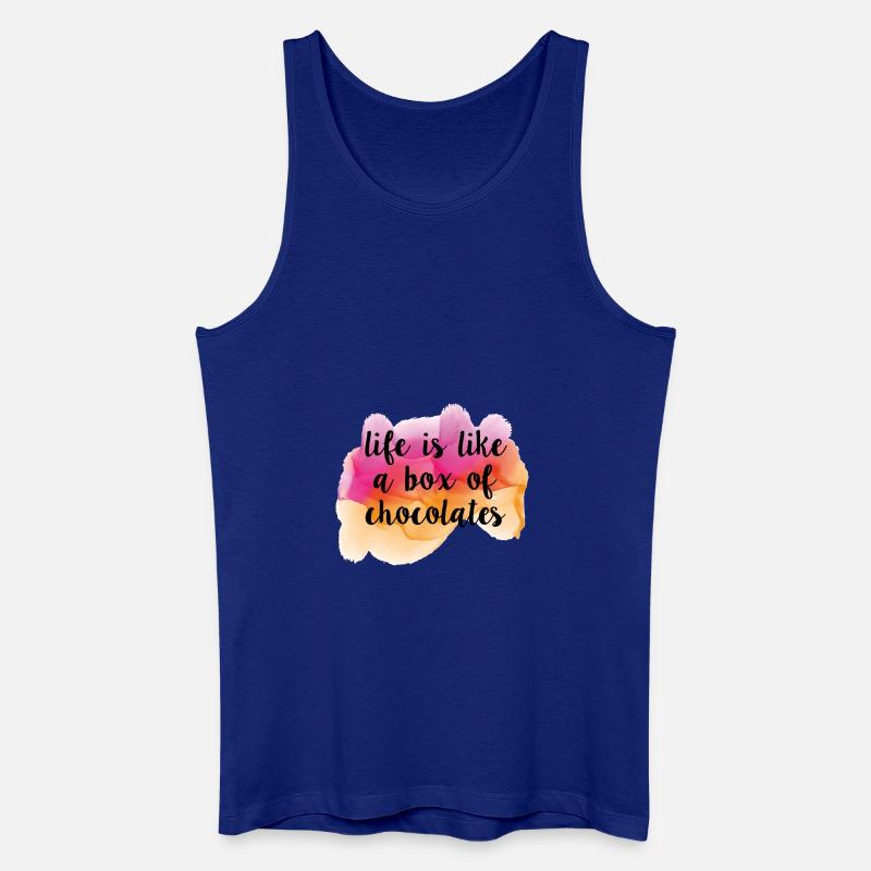 Chocolates - Männer Bio Tank Top - Königsblau