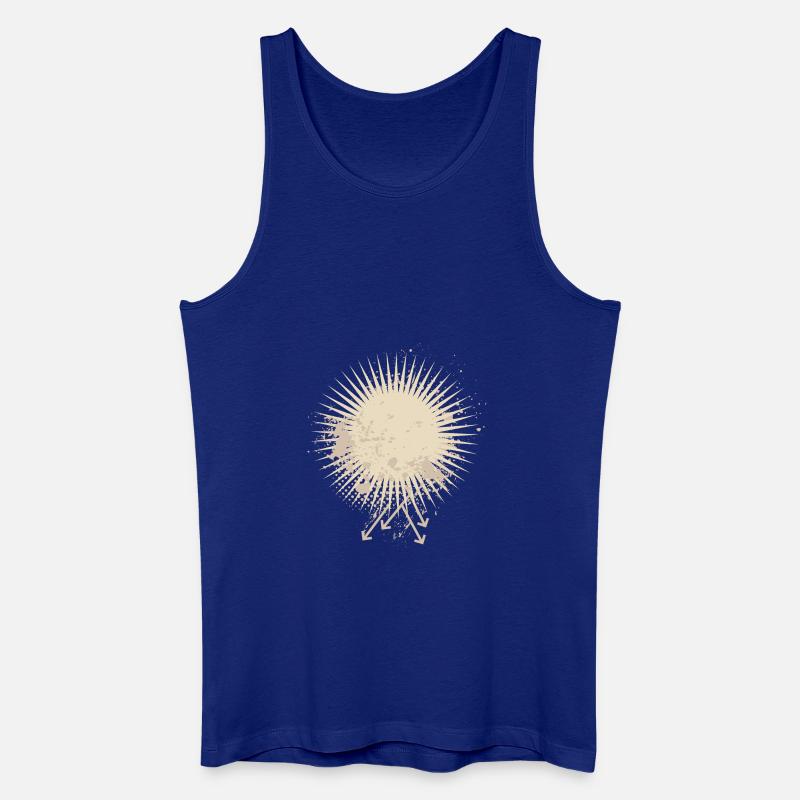 Vector background de - Männer Bio Tank Top - Königsblau