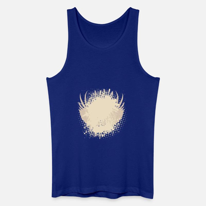 Vector background de - Männer Bio Tank Top - Königsblau