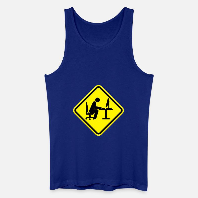 geek_computer_shield_1__f2 - Männer Bio Tank Top - Königsblau