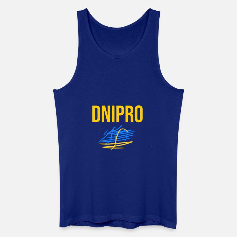 Dnipro Ukraine Dnipro Ukraina - Männer Bio Tank Top - Königsblau