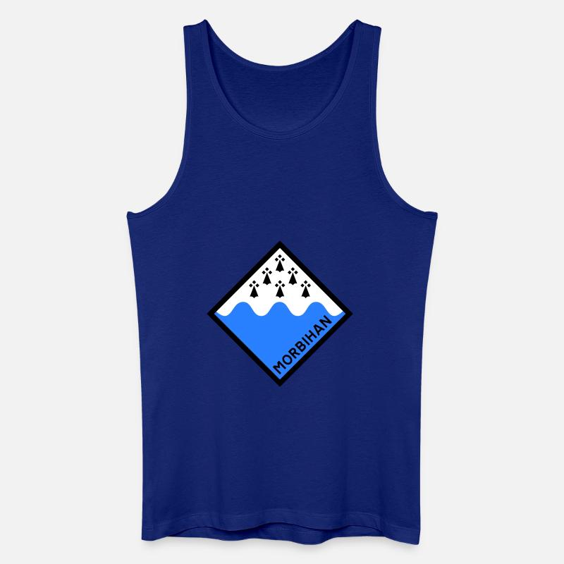 Morbihan - Männer Bio Tank Top - Königsblau
