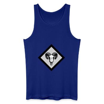 Gotland - Männer Bio Tank Top - Königsblau - Vorne