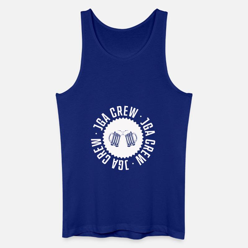 jga crew bier - Männer Bio Tank Top - Königsblau