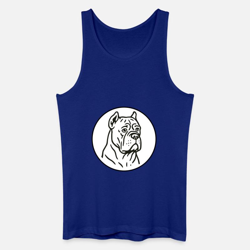Cane Corso - Männer Bio Tank Top - Königsblau