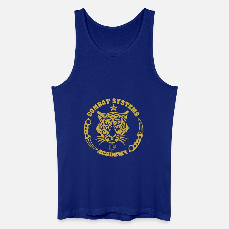 COMBAT SYSTEMS - Männer Bio Tank Top - Königsblau