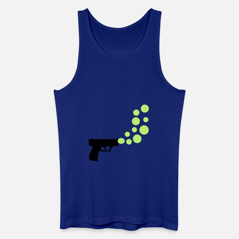 bubble gun - Männer Bio Tank Top - Königsblau