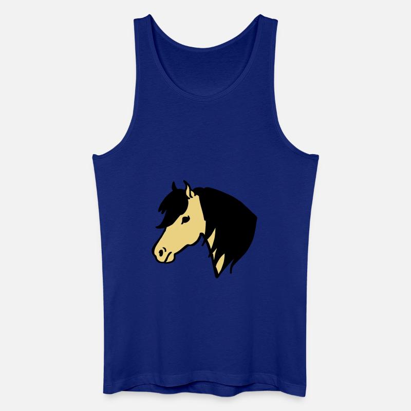 Pony Pferdchen - Männer Bio Tank Top - Königsblau