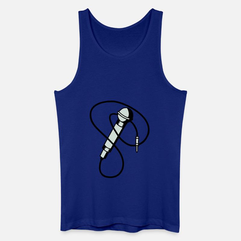 microphone - Männer Bio Tank Top - Königsblau