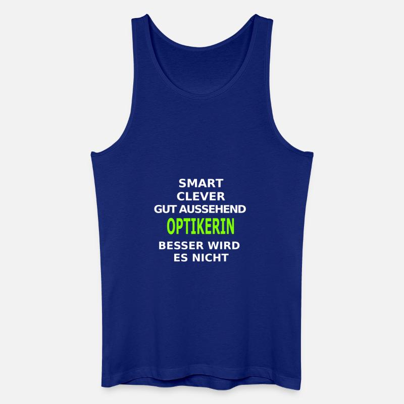 optikerin - Männer Bio Tank Top - Königsblau