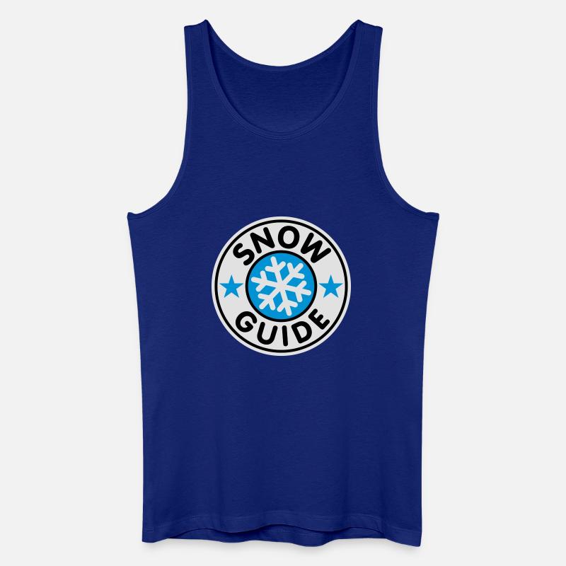 Snow Guide - Männer Bio Tank Top - Königsblau