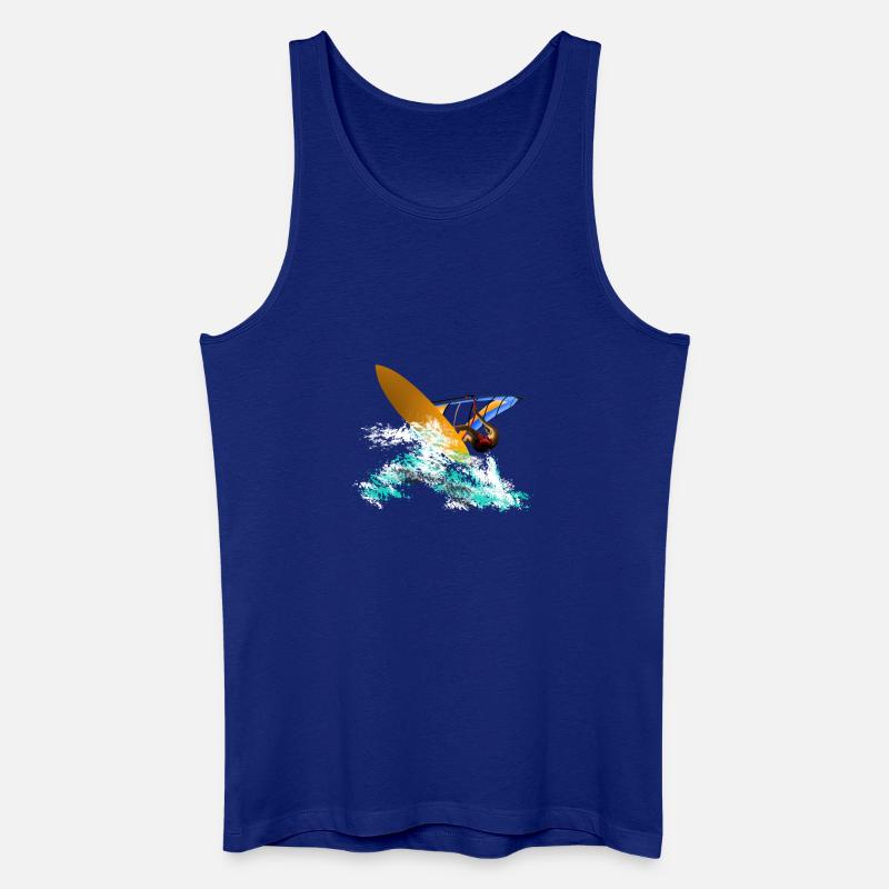 Windsurfing - Männer Bio Tank Top - Königsblau