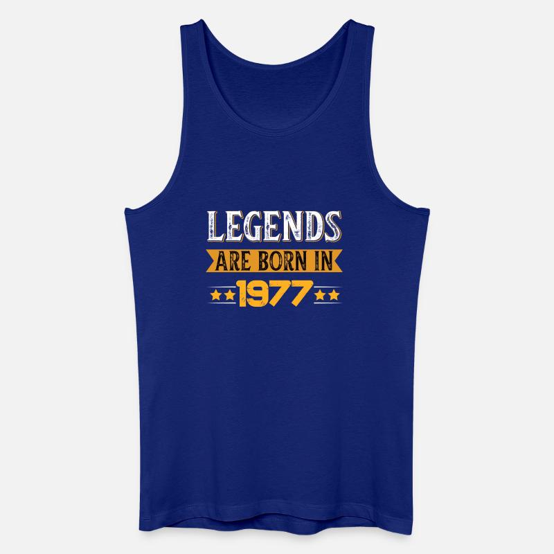 1977er Retro Gewinner Design - Männer Bio Tank Top - Königsblau