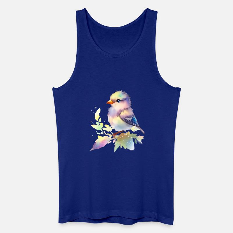 süßer Vogel - Männer Bio Tank Top - Königsblau