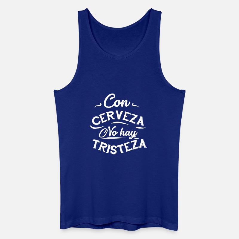 BIER - Männer Bio Tank Top - Königsblau