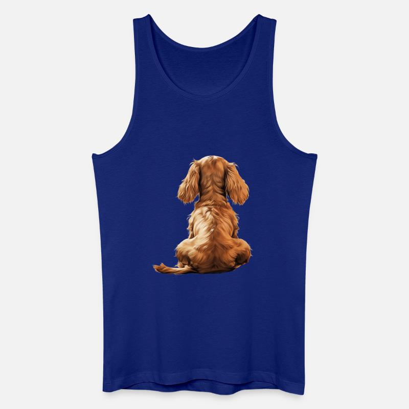 Cocker Spaniel - Männer Bio Tank Top - Königsblau