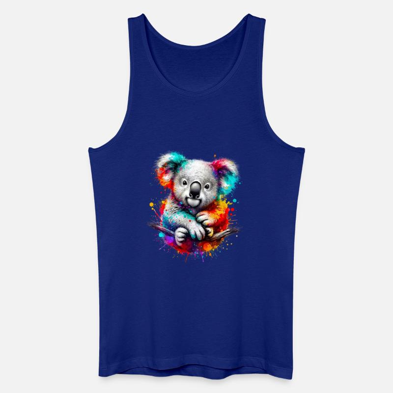 Koala - Männer Bio Tank Top - Königsblau