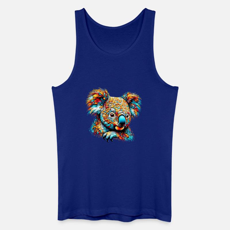 Koala - Männer Bio Tank Top - Königsblau