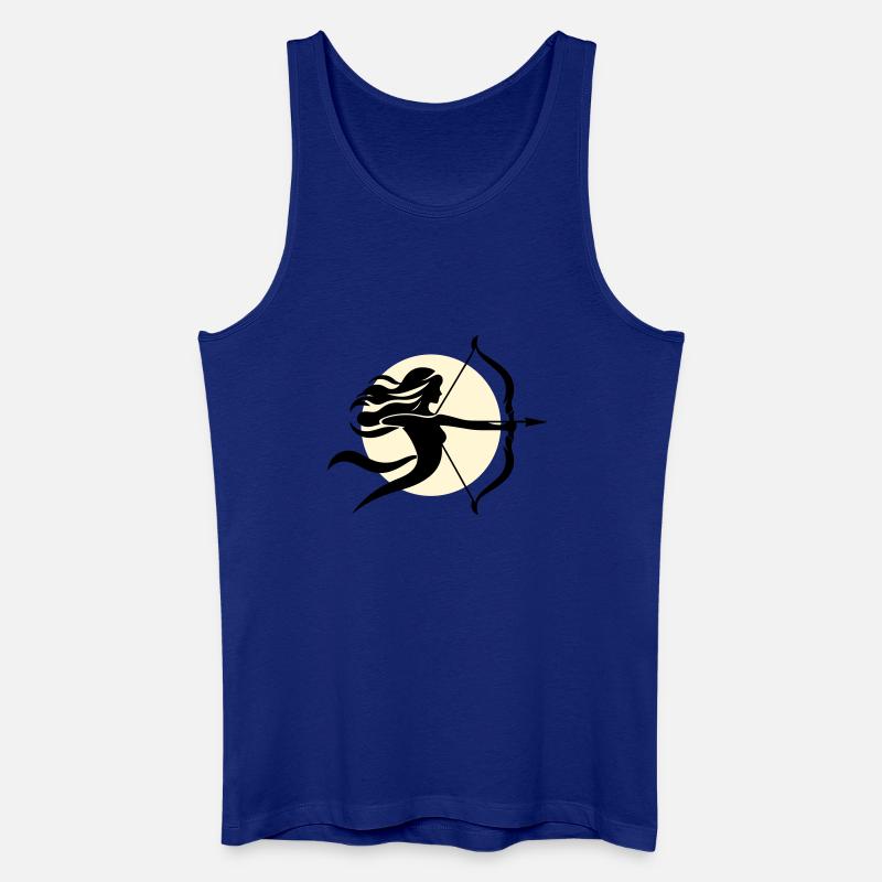 Schütze weiblich - Männer Bio Tank Top - Königsblau