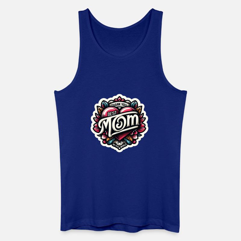 Danke, Mama - Männer Bio Tank Top - Königsblau
